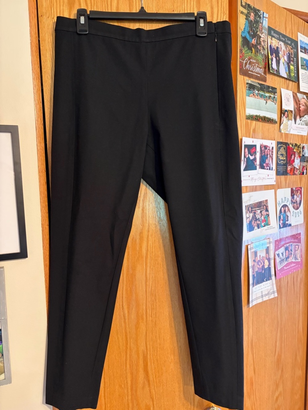 Banana Republic Black Women's Dress Pants, side zip, dress up or down, Size 12
